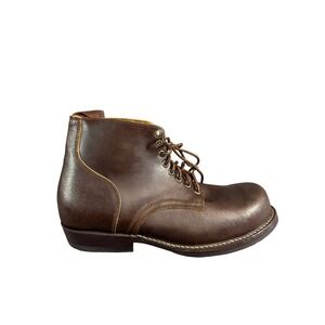 NWOB Thursday Boot Company Diplomat Dark Brown Leather Lace Up Boots Mens 14
